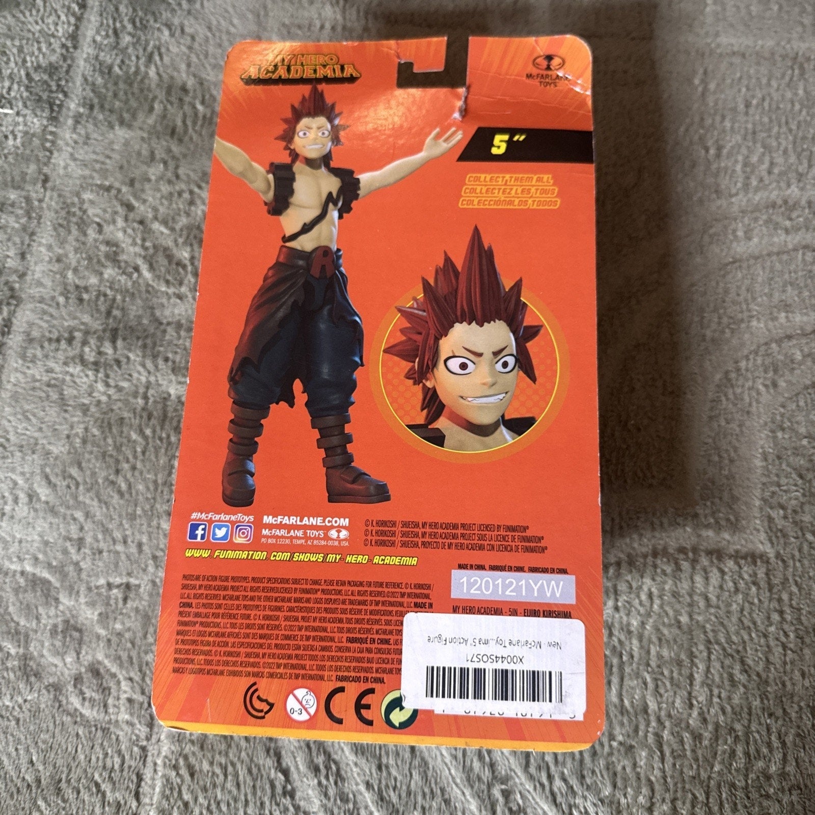My Hero Academia Eijiro Kirishima 5" Action Figures McFarlane Toys - Sealed