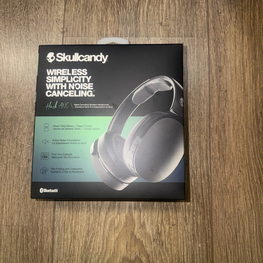 Skullcandy Hesh ANC Wireless Noise Canceling Headphones — Black (New Sealed)