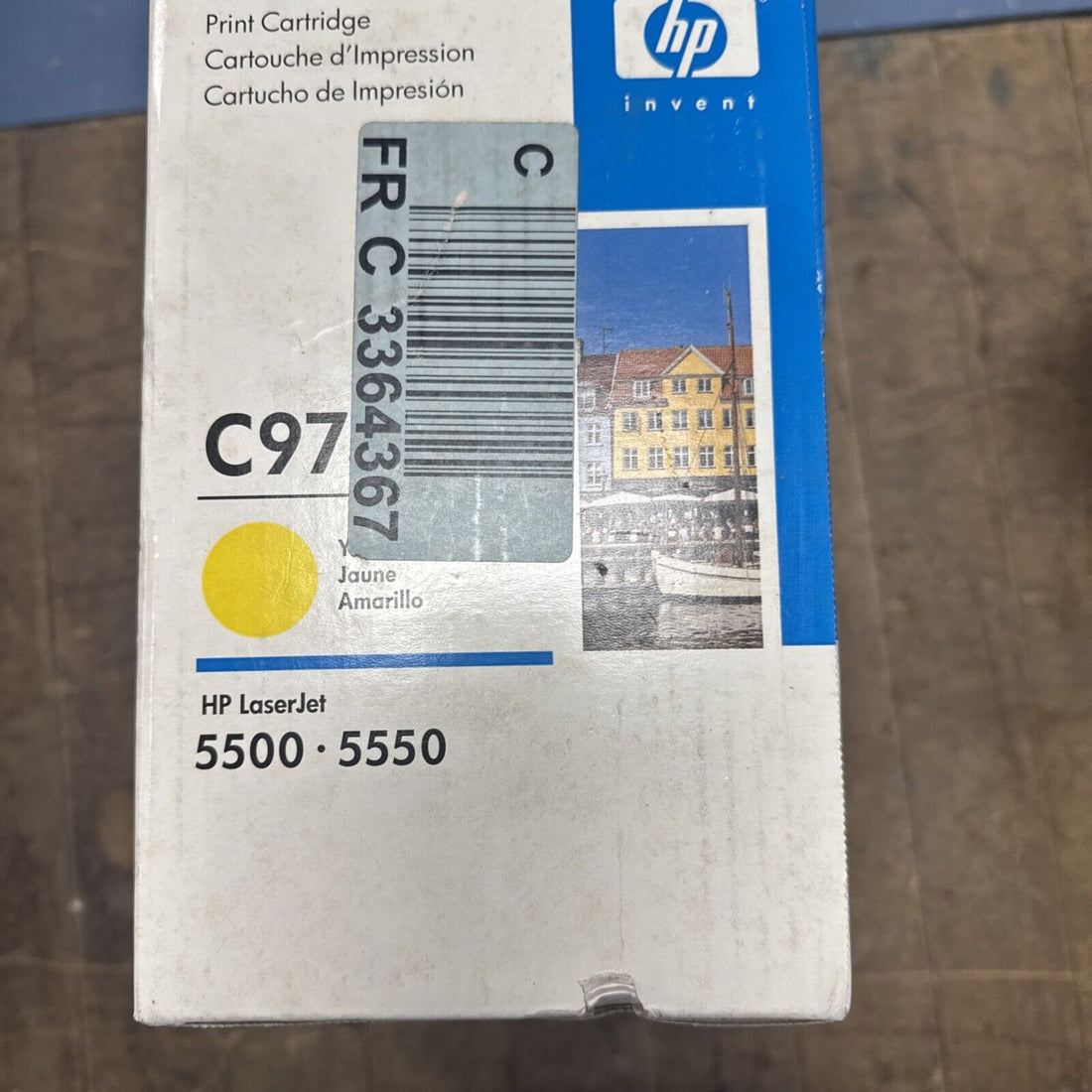HP C9732A Yellow Print Cartridge, Sealed