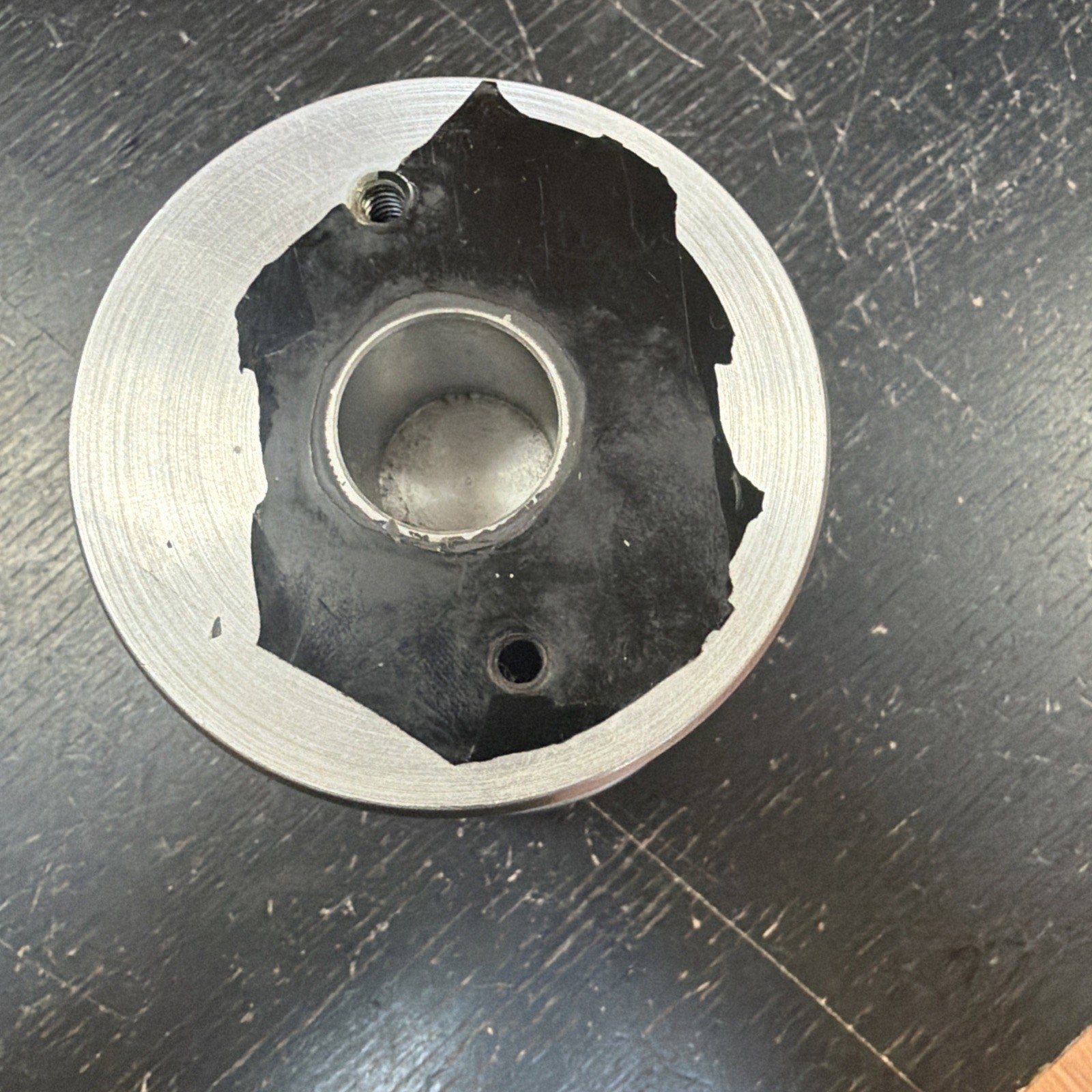 Heavy Machined Steel Industrial Tool Holder Die Part 6” Long 16.5 Lbs