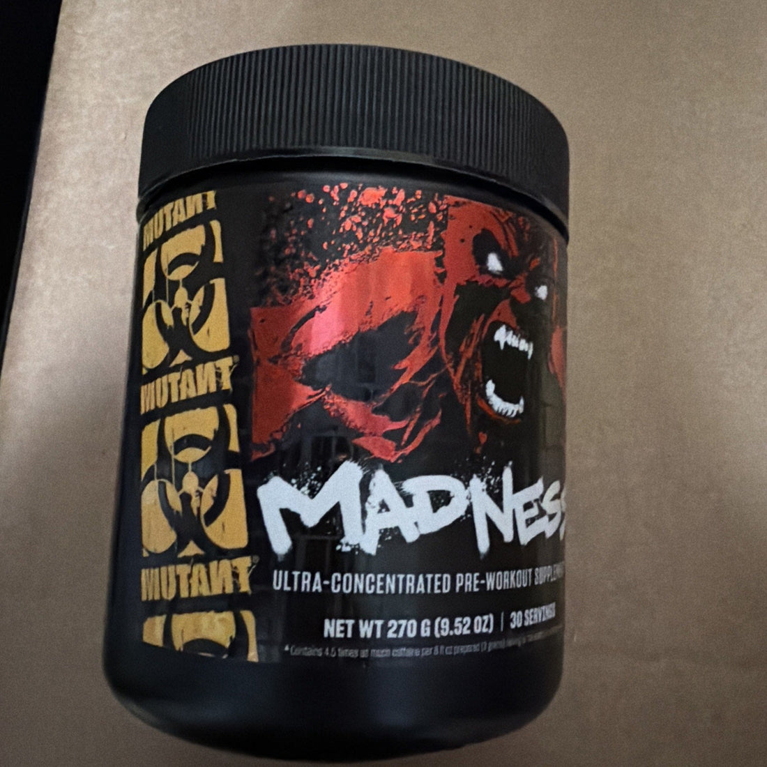 Madness Pre-Workout - Blue Raspberry (30 Servings)