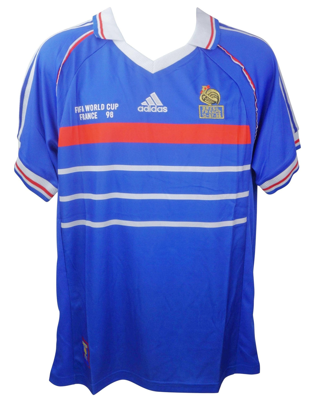 David Trezeguet Signed France National Team Adidas Jersey Beckett Authenticated Size Large