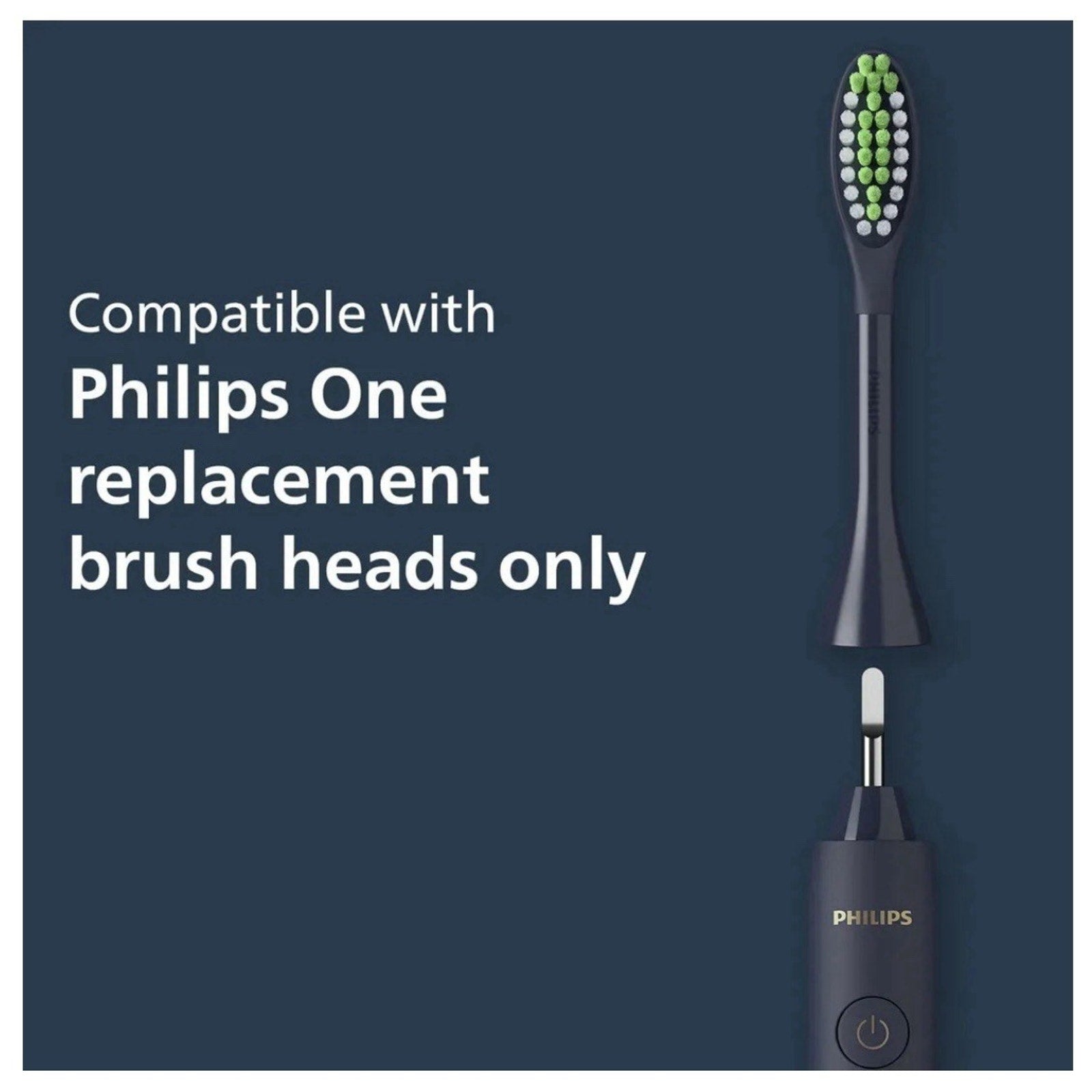 Philips One by Sonicare Battery Toothbrush HY1100/54 Midnight Blue