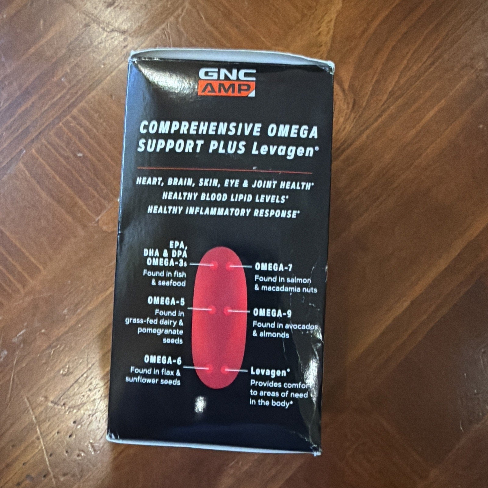 GNC AMP Complete Omega 60 Softgels Sealed Discontinued Exp 11/2026 Rare