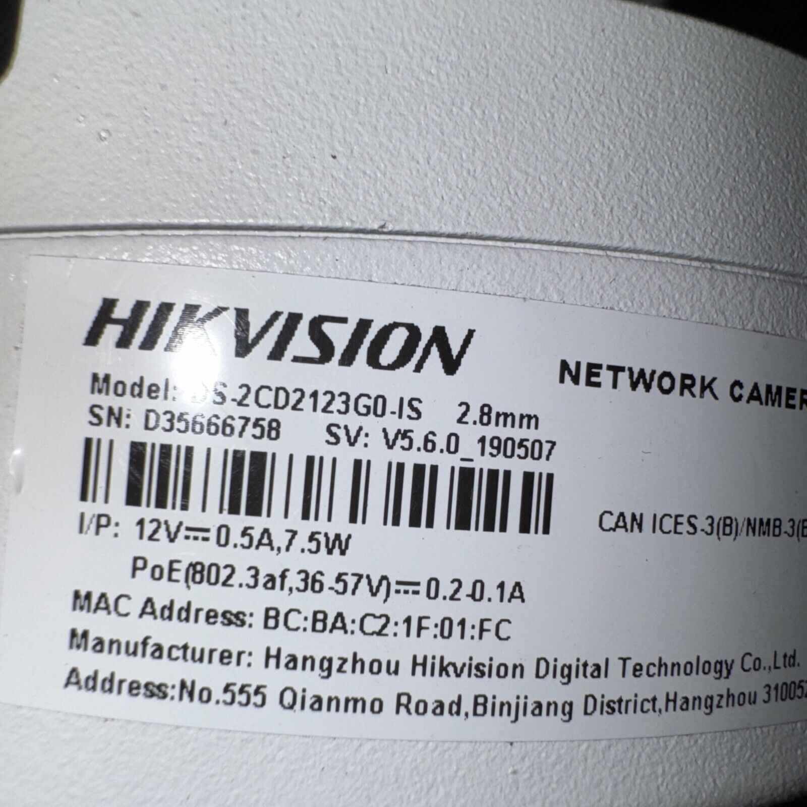 Hikvision DS-2CD1143G0-IS 4MP Dome Network Camera