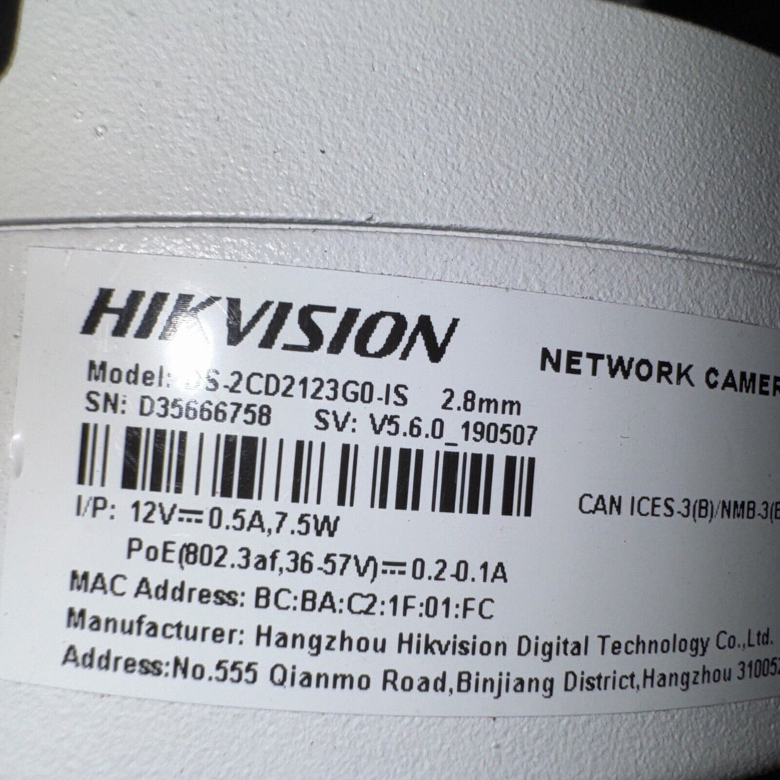 Hikvision DS-2CD1143G0-IS 4MP Dome Network Camera