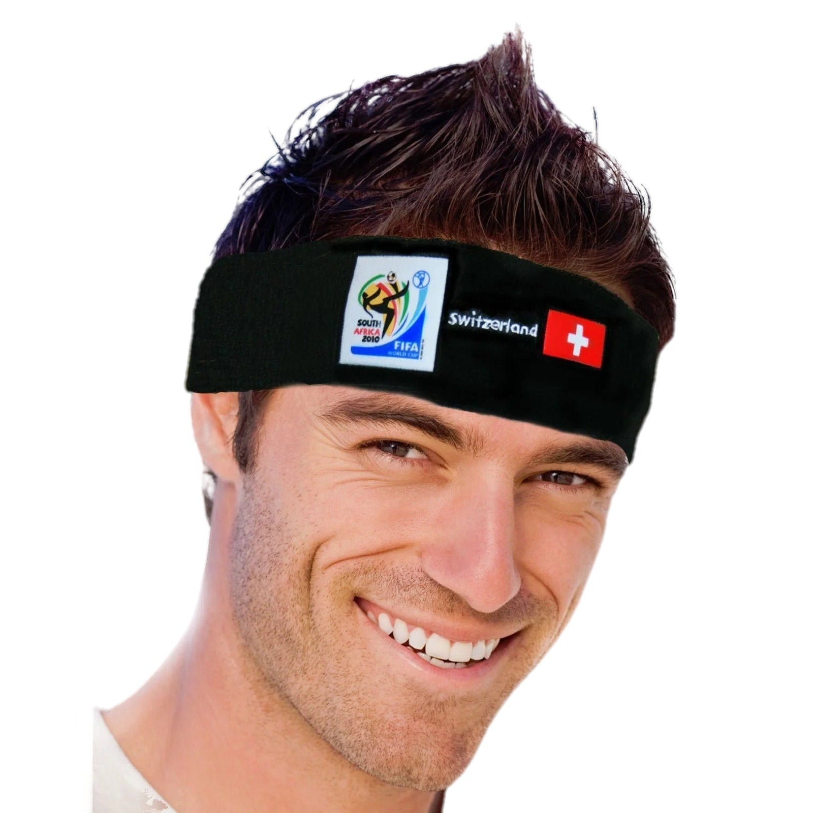Switzerland World Cup Soccer Headband 50-Count Case Pack – Official FIFA Licensed Retro Fan Gear
