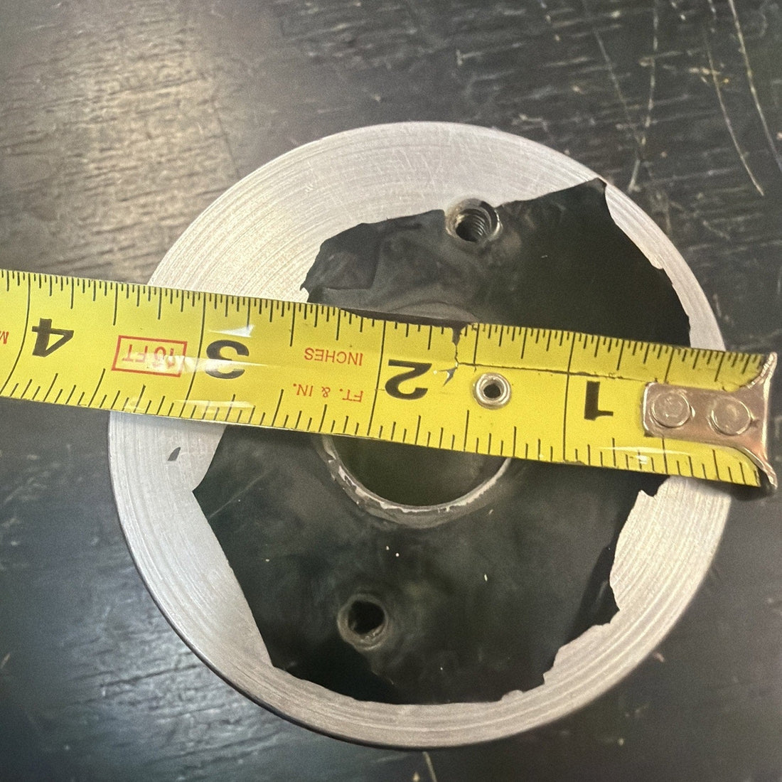 Heavy Machined Steel Industrial Tool Holder Die Part 6” Long 16.5 Lbs