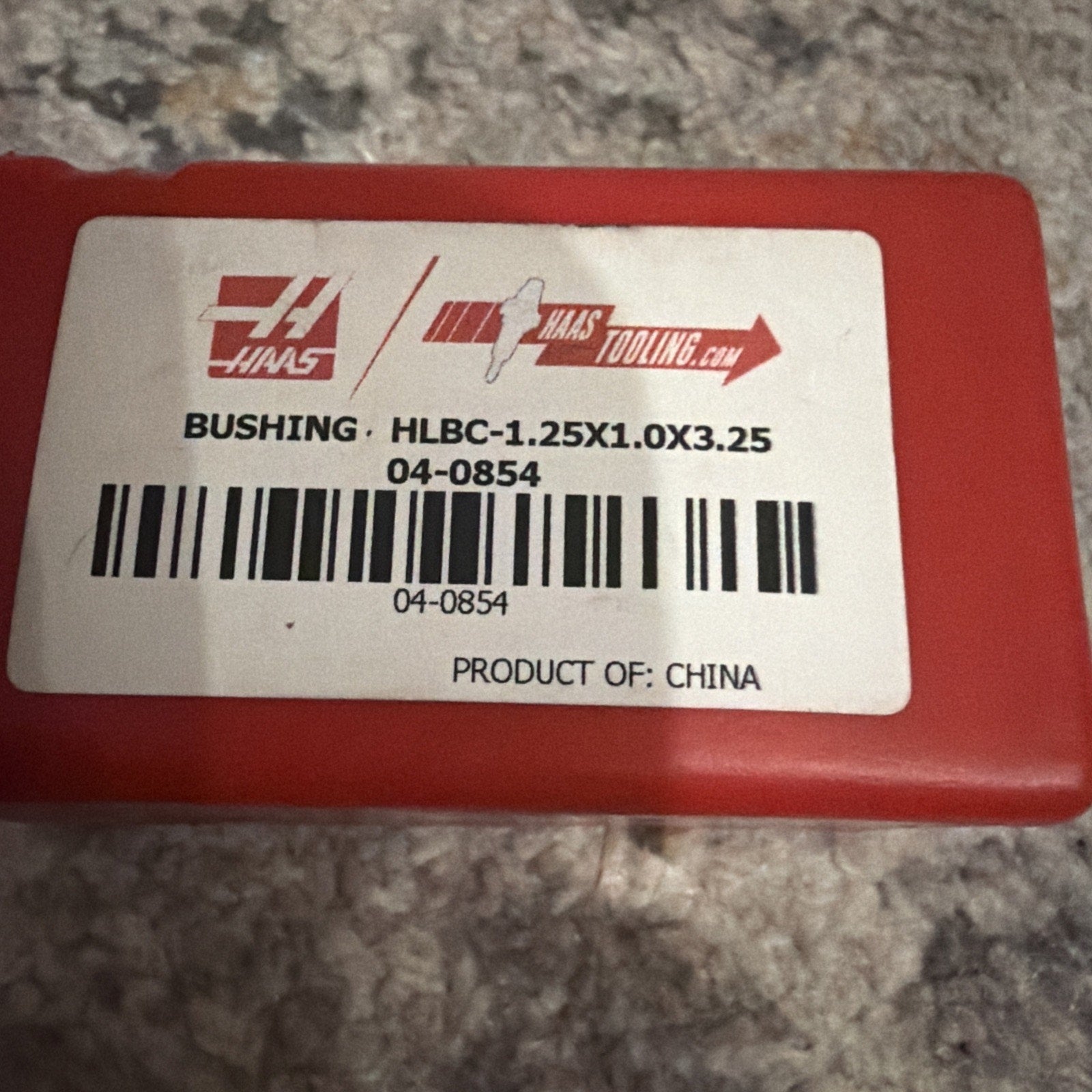 Haas HLBC-1.25 x 1.0 x 3.25 Bushing 04-0854 CNC Tool Holder Sleeve New