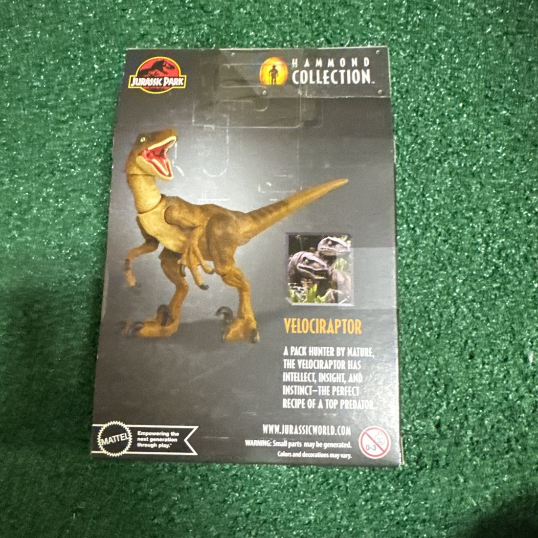 Jurassic Park Velociraptor Hammond Collection Raptor 1st Movie Mattel HFG56