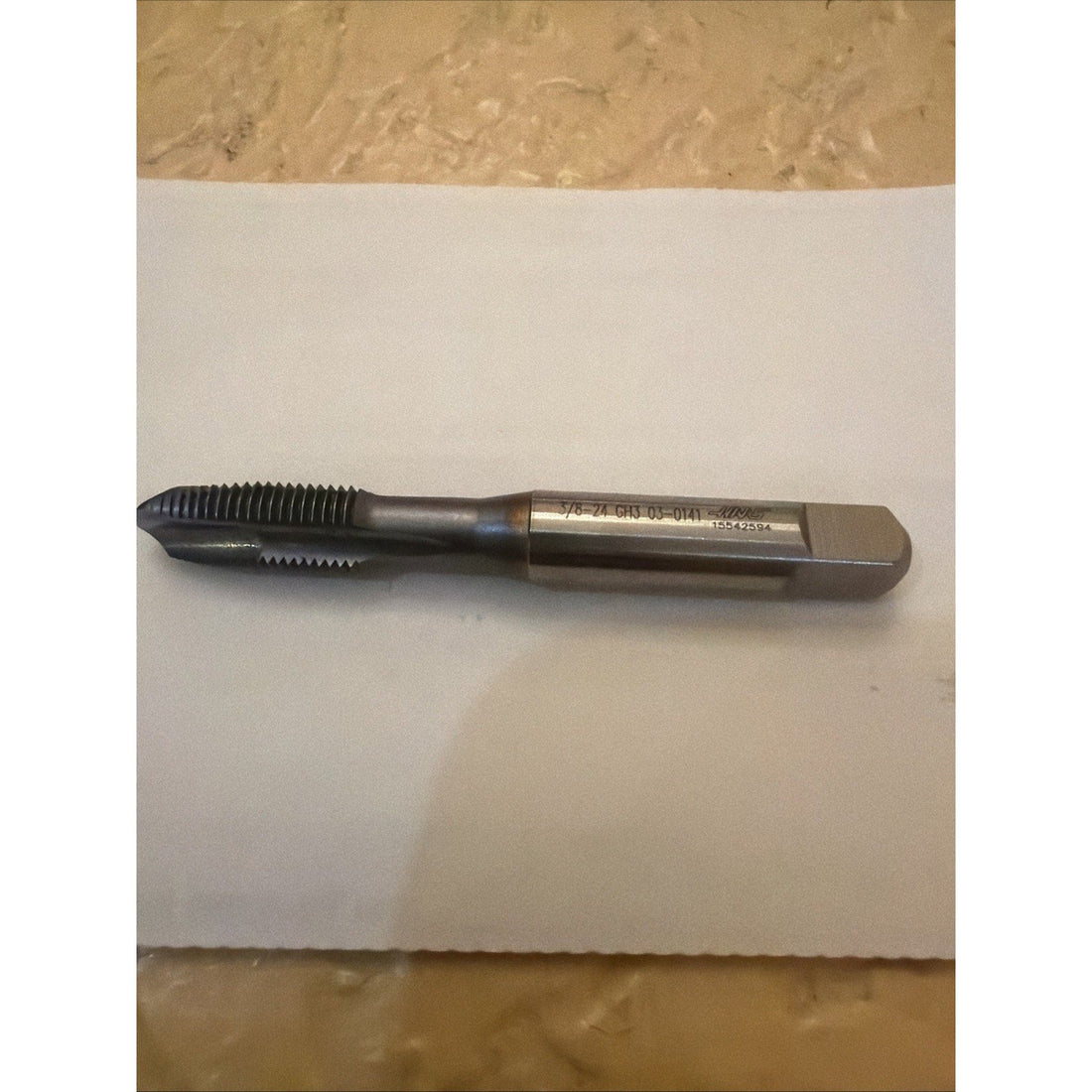 Haas 3/8-24 UNF HSS-E Spiral Flute Tap GH3 TiCN Mod Bottoming 03-0141 New No Box