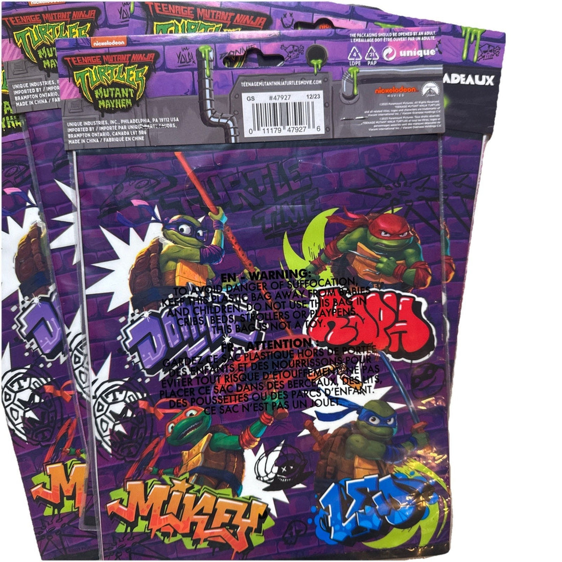 TMNT Party Favors Set – Toys, Bags & Stickers