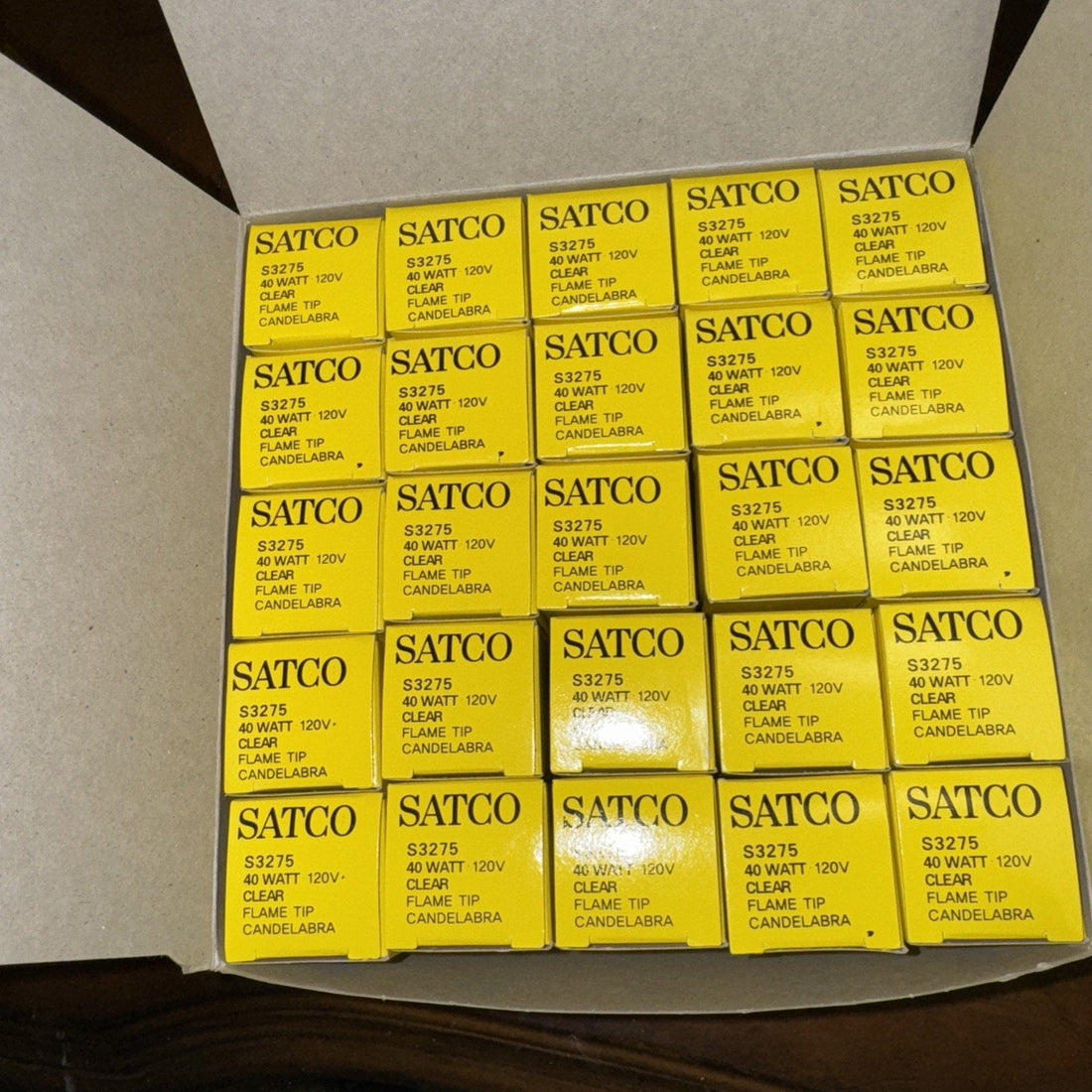 Case Of 25 Replacement Bulb for SATCO S3275 40W 120V