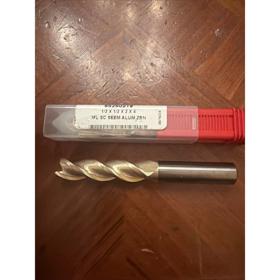 Accupro 65250219 1/2" Carbide End Mill 3 Flute ZrN Aluminum 4" OAL New