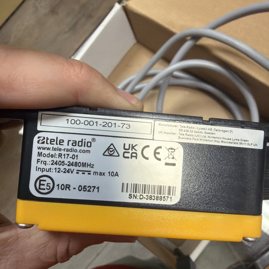 Tele Radio Wireless Remote System R17-01 x2 + T13-06 x3 Set