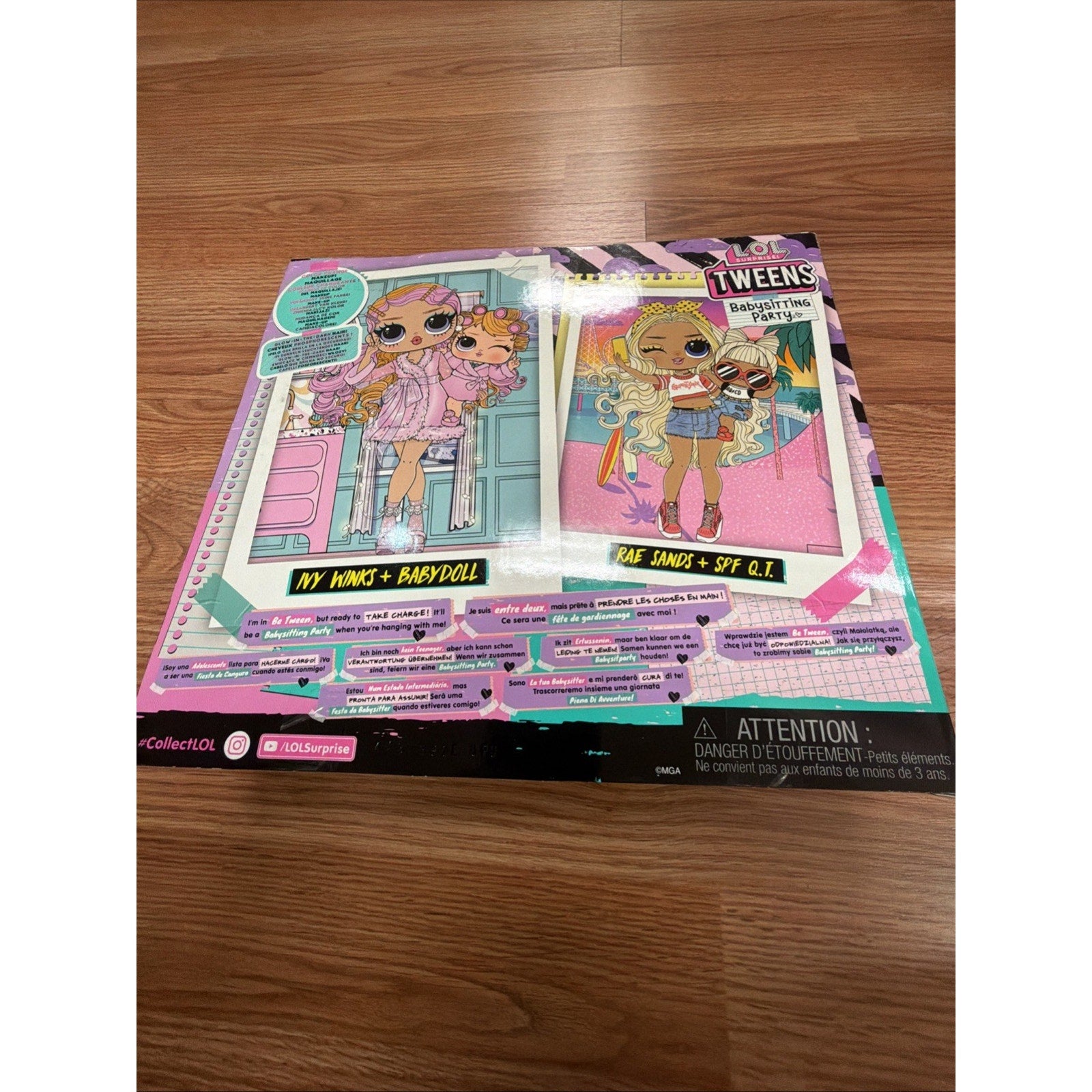 LOL Surprise! Tweens Babysitting Party Ivy Winks & Babydoll 20 Surprises! NEW