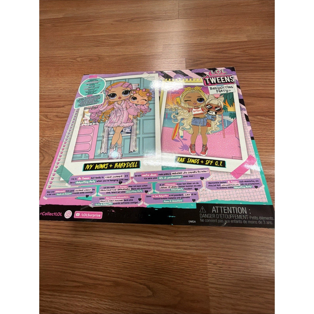 LOL Surprise! Tweens Babysitting Party Ivy Winks & Babydoll 20 Surprises! NEW