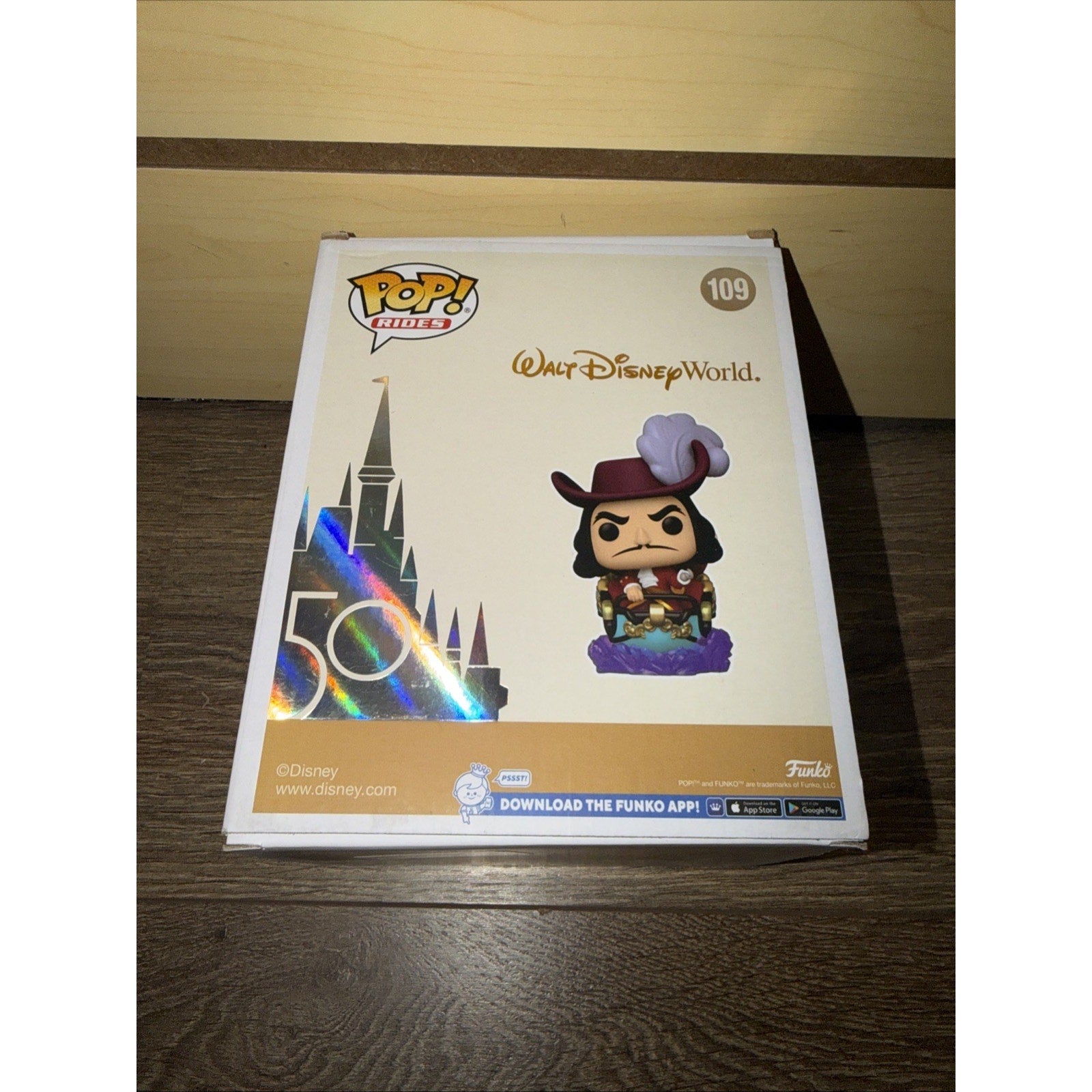 Funko POP! Ride: Walt Disney World 50th Anniversary - Captain Hook on Peter Pan