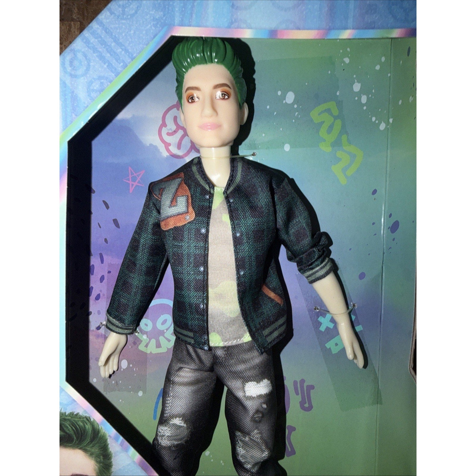 Zombies 3 Zed Fashion Doll 12 Inch Zombie Doll Green Hair Outfit Disney Toys