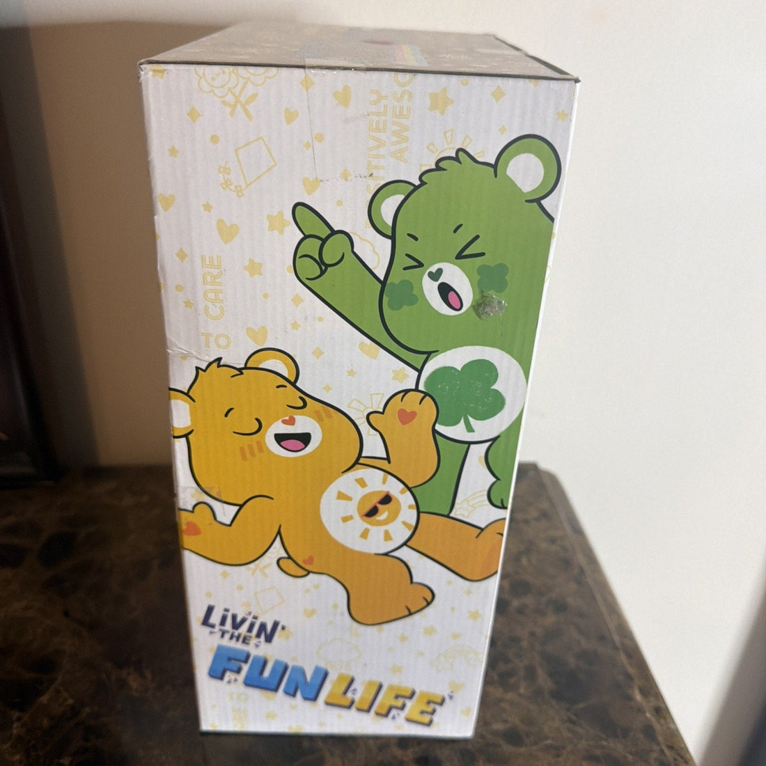 Care Bears Special Care Coin Funshine Bear Collectible Figure, Yellow