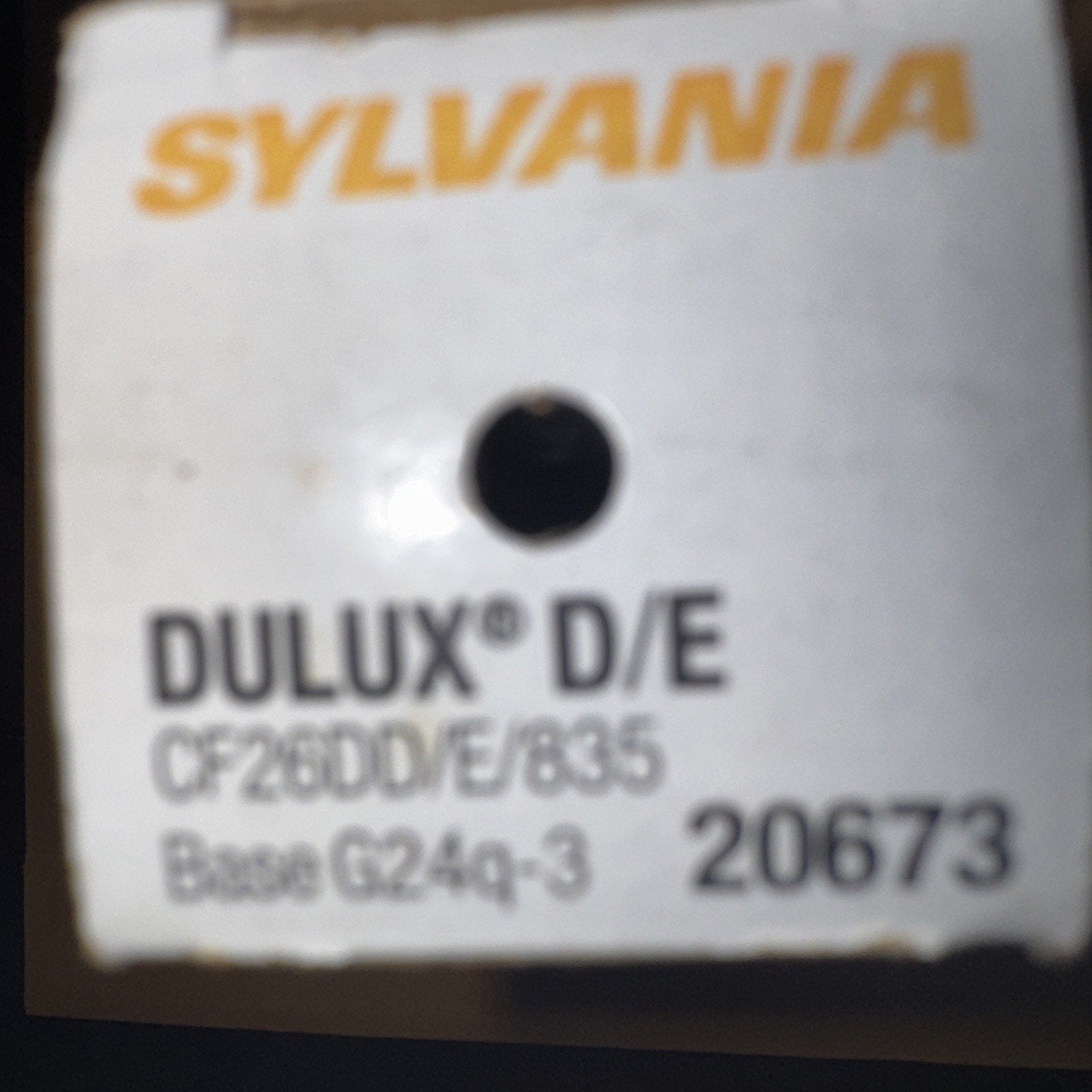 Sylvania 20673 CF26DD/E/835/ECO CFL Light Bulb