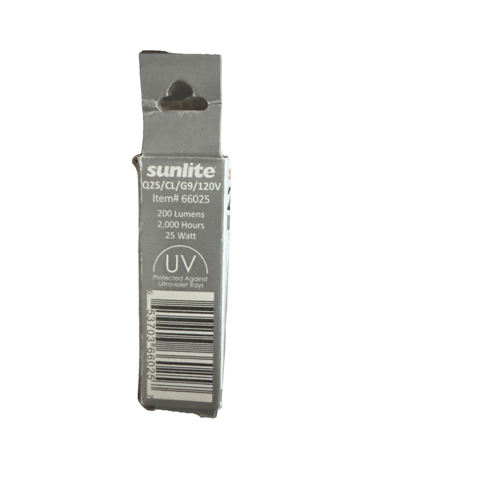 Sunlite Incand Light Bulb (03263 / Q20/CL/GY6/12V 03263-SU) 25 watt - 12 v