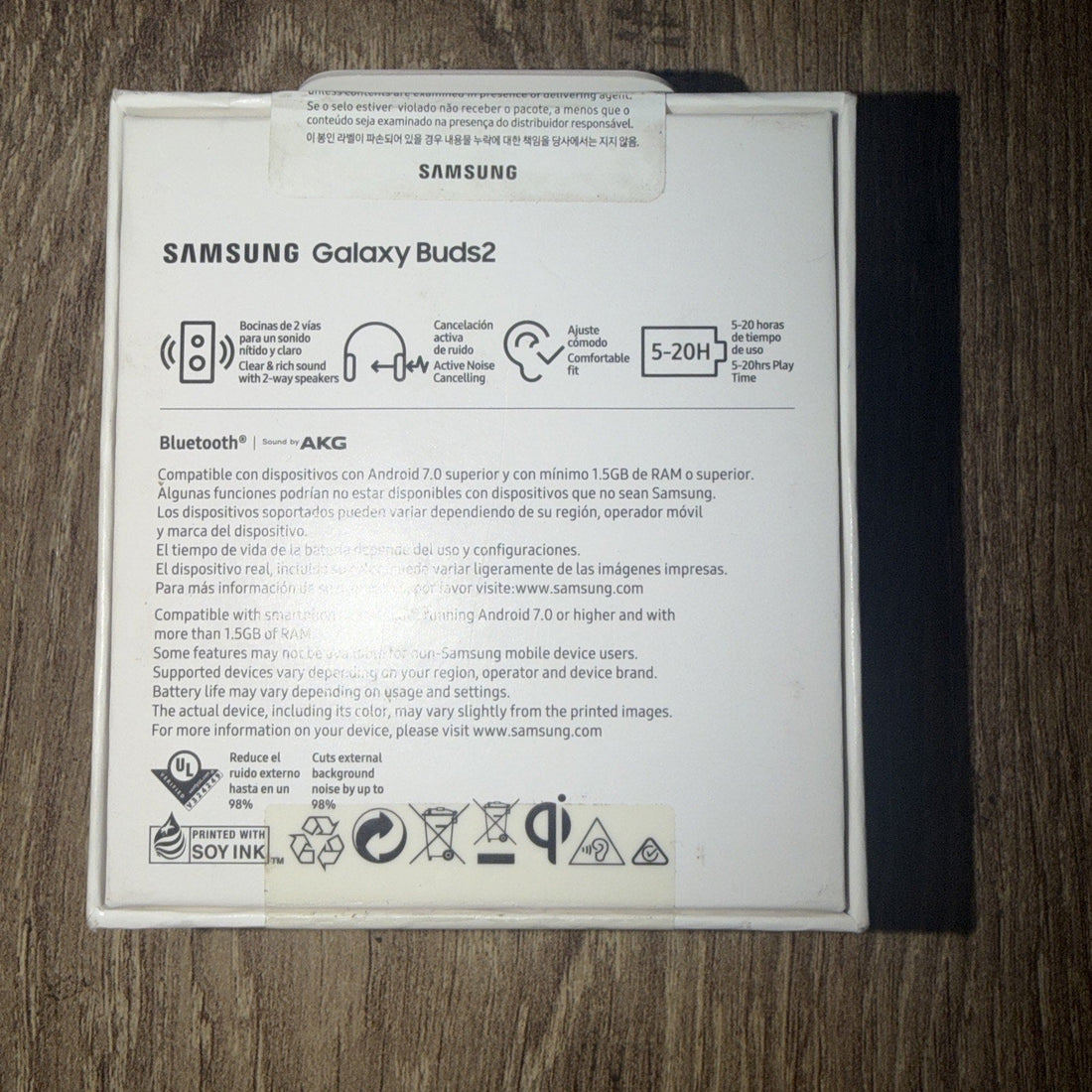 Samsung Galaxy Buds2 Wireless Earbuds, White (New, Sealed)