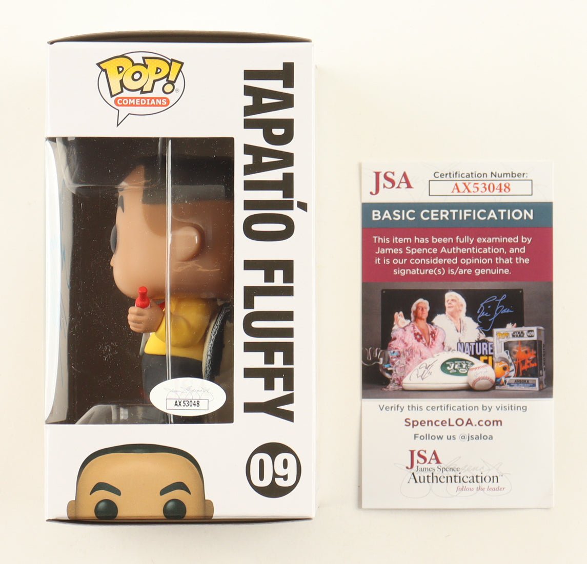 Gabriel Iglesias Signed Tapatio Fluffy Funko Pop JSA Special Edition