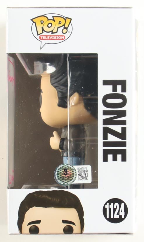 Henry Winkler Autographed Happy Days Fonzie Funko Pop Beckett Authenticated