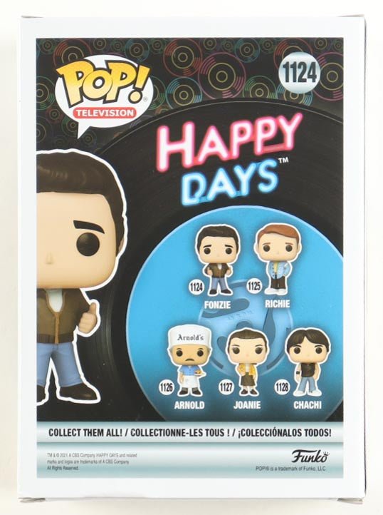 Henry Winkler Autographed Happy Days Fonzie Funko Pop Beckett Authenticated