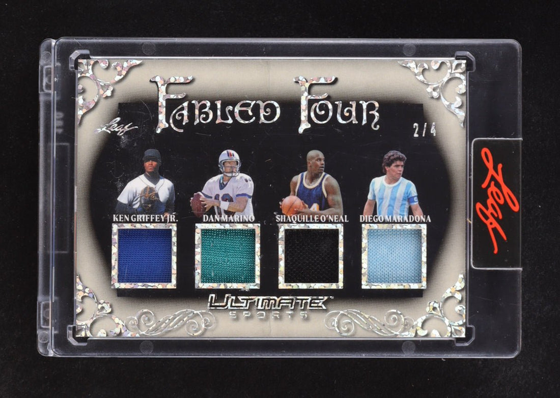 Leaf Ultimate Sports Fabled Four Silver Sparkle Two Of Four