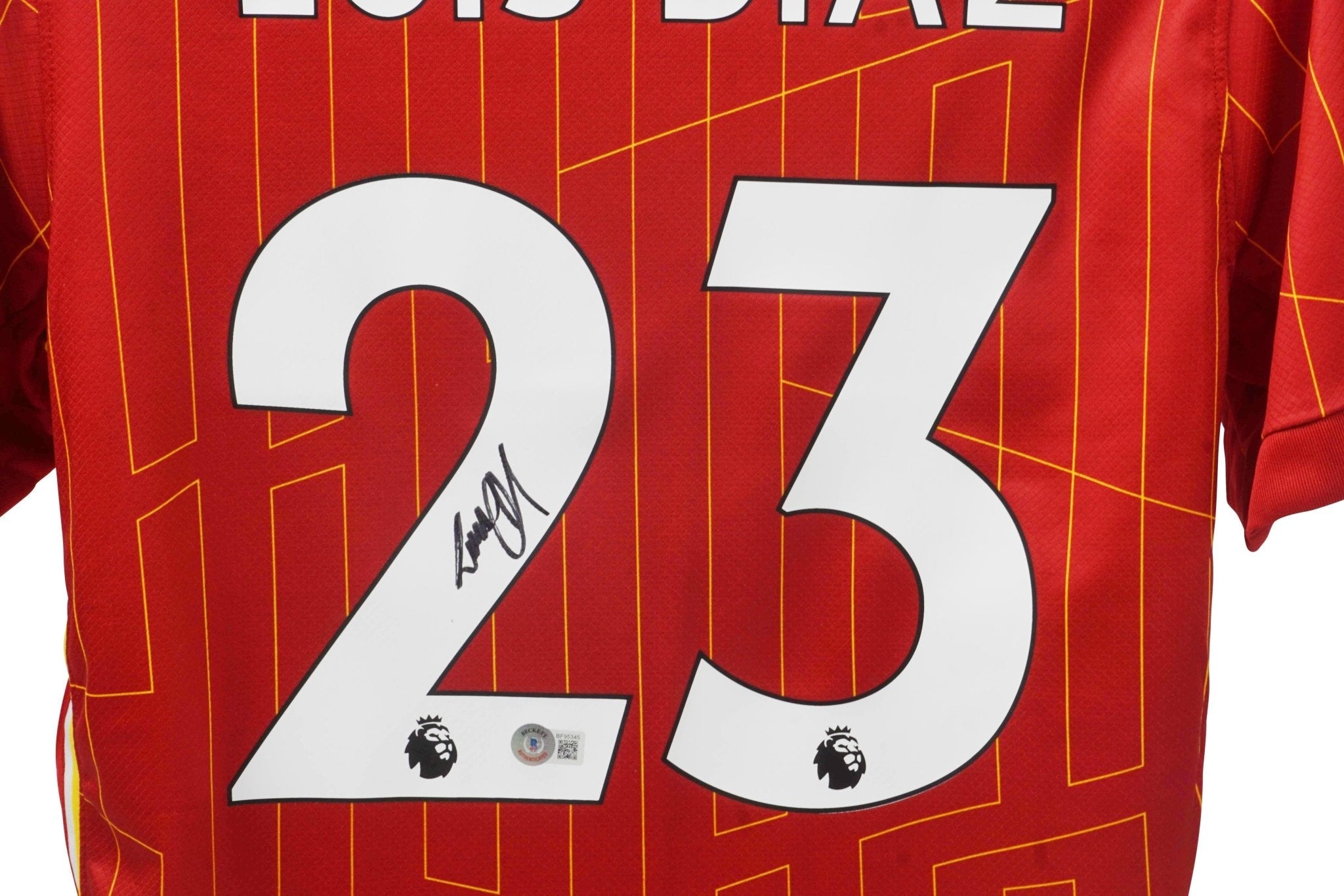 Luis Diaz Signed Liverpool Nike Authentic Jersey Beckett Hologram