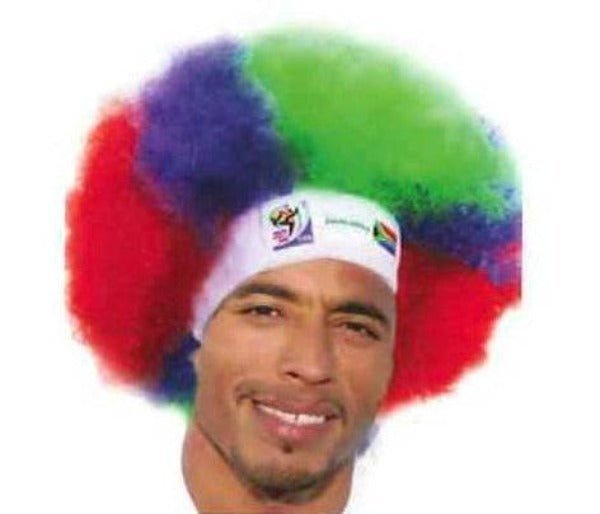 South Africa World Cup Soccer Afro Wig – Official FIFA Licensed Retro Fan Gear