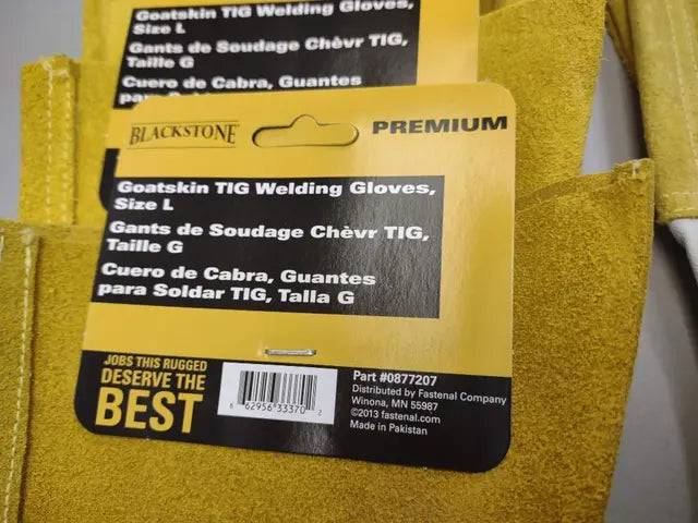 Blackstone Premium Goatskin TIG Welding Gloves