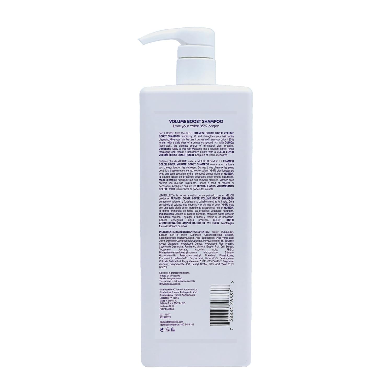 Framesi Color Lover Volume Boost Shampoo,