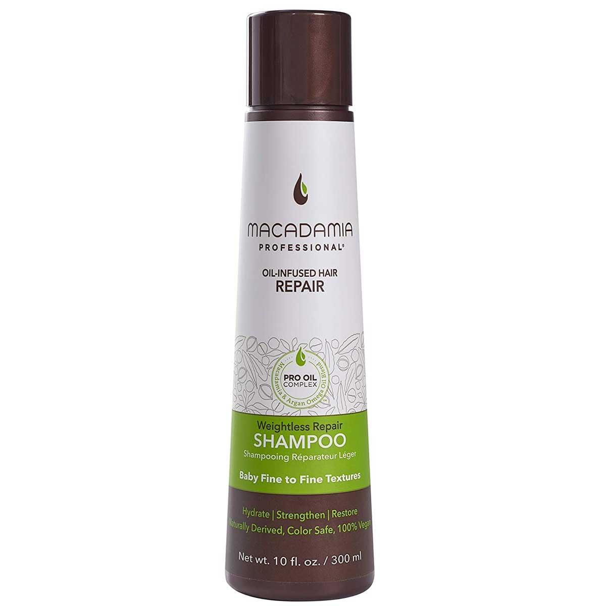 Macadamia Professional Hair Care Sulfate Paraben Free Natural Organic CrueltyFree Vegan Hair Products Weightless Hair Repair Shampoo