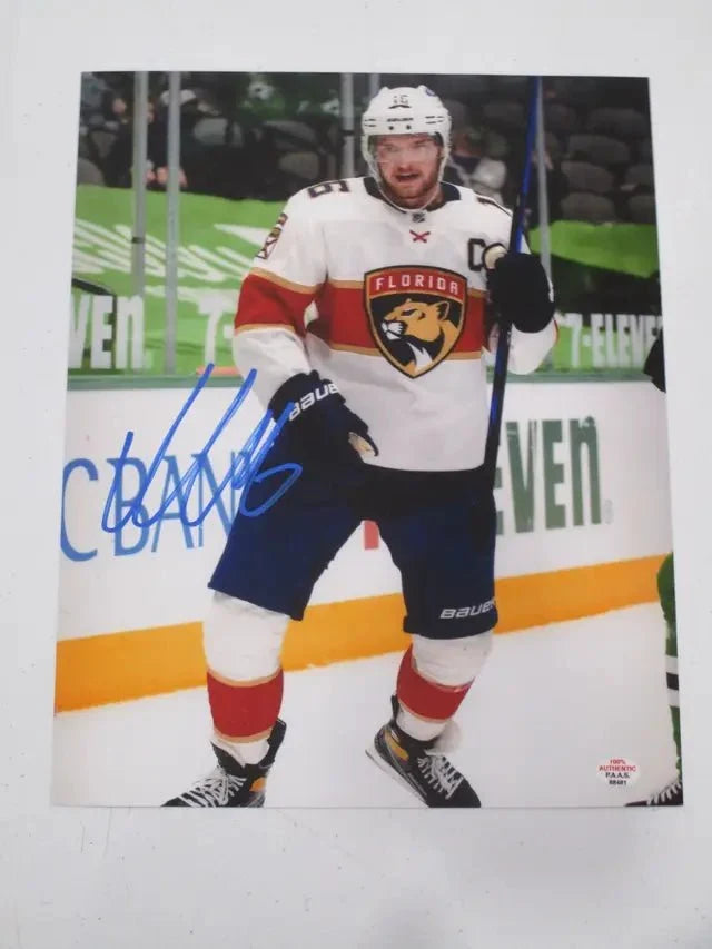 Aleksander Barkov Panthers Signed 8x10 Photo (PAAS COA)