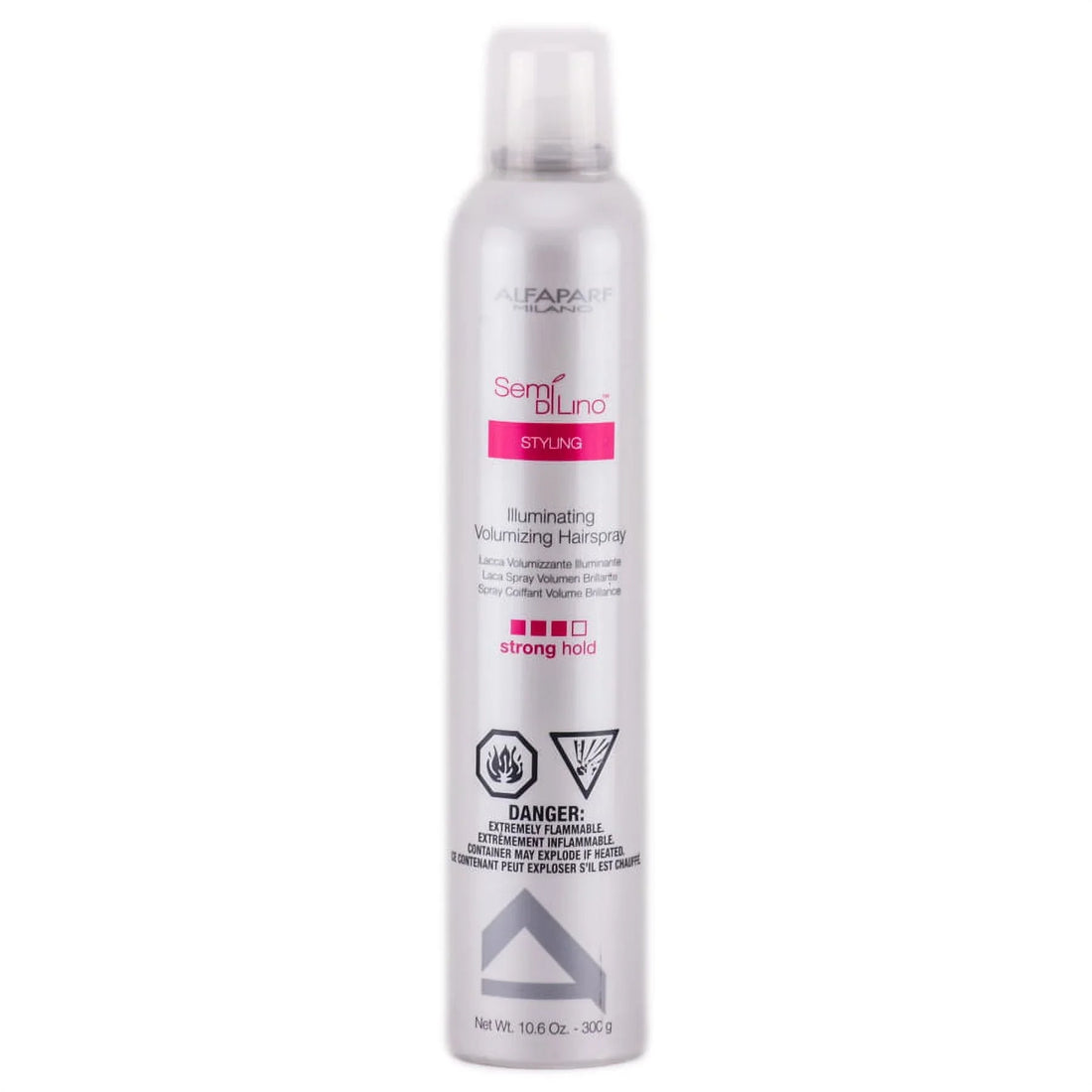 Alfaparf Semi di Lino Illuminating Hairspray, Strong Hold, 10.6 oz