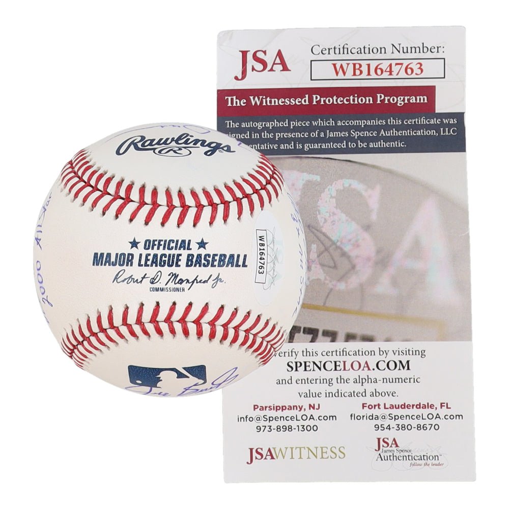 All-Star OML Baseball, 10 Signatures with Inscriptions (JSA)