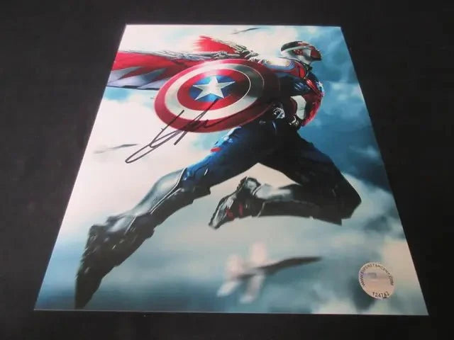 Anthony Mackie Signed Marvel 8x10 Photo (SSC COA)