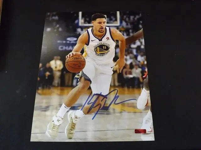 Klay Thompson Autographed Golden State Warriors 8x10 Photo