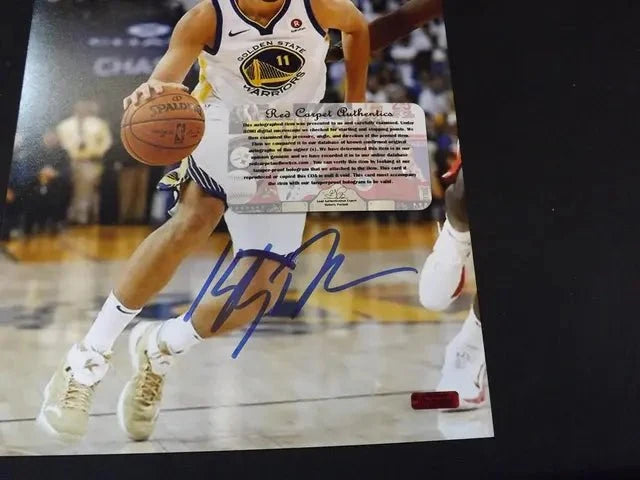 Klay Thompson Autographed Golden State Warriors 8x10 Photo