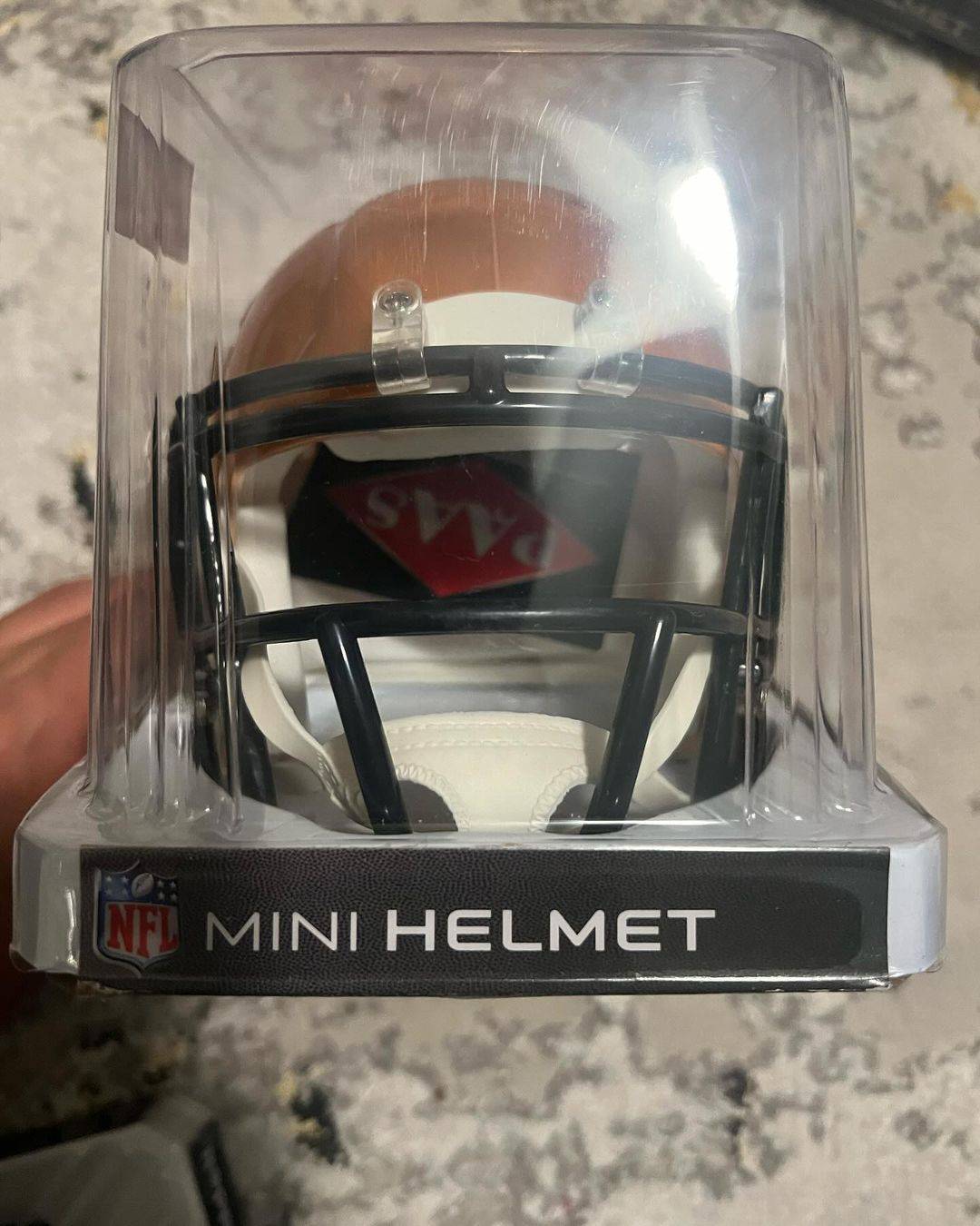 Autographed Justin Fields Riddell Mini Helmet Chicago Bears
