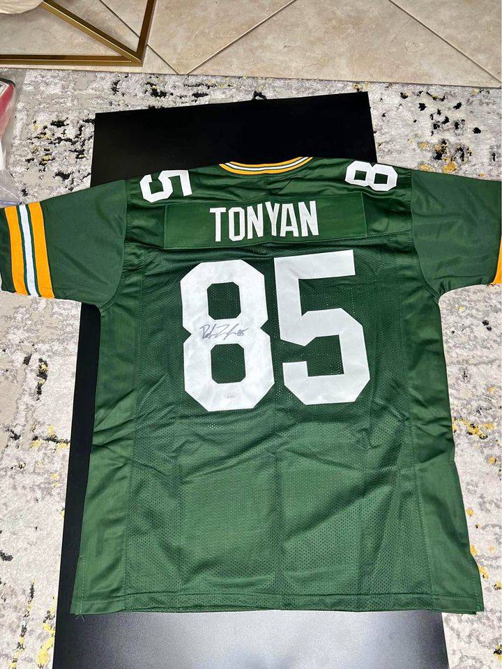 Autographed Robert Tonyan Jersey