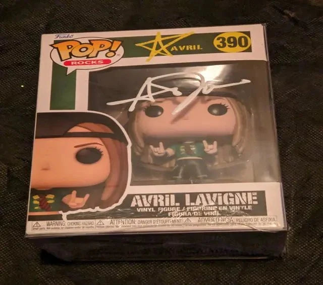 Avril Lavigne Autographed Funko Pop #390 (COA)