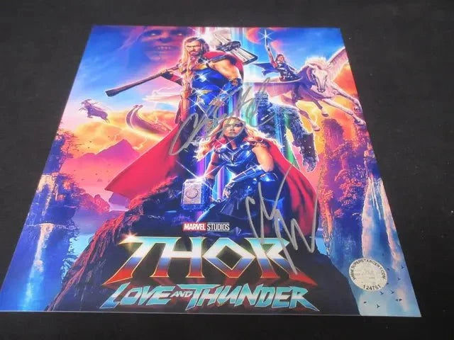 Bale & Hemsworth Signed Marvel 8x10 Photo (SSC COA)