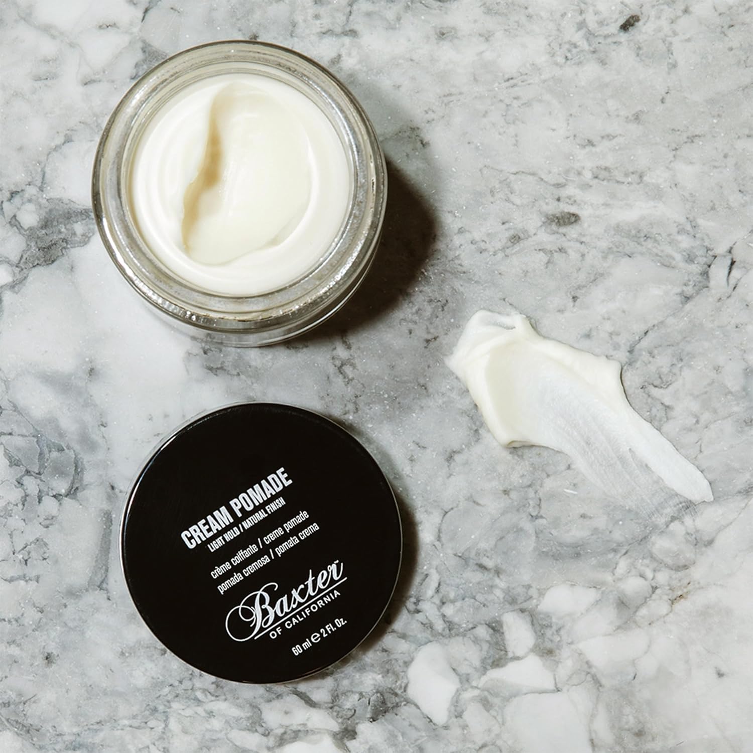Baxter 0f California  Baxter of California Cream Pomade for Men | Natural Finish | Light Hold | Hair Pomade