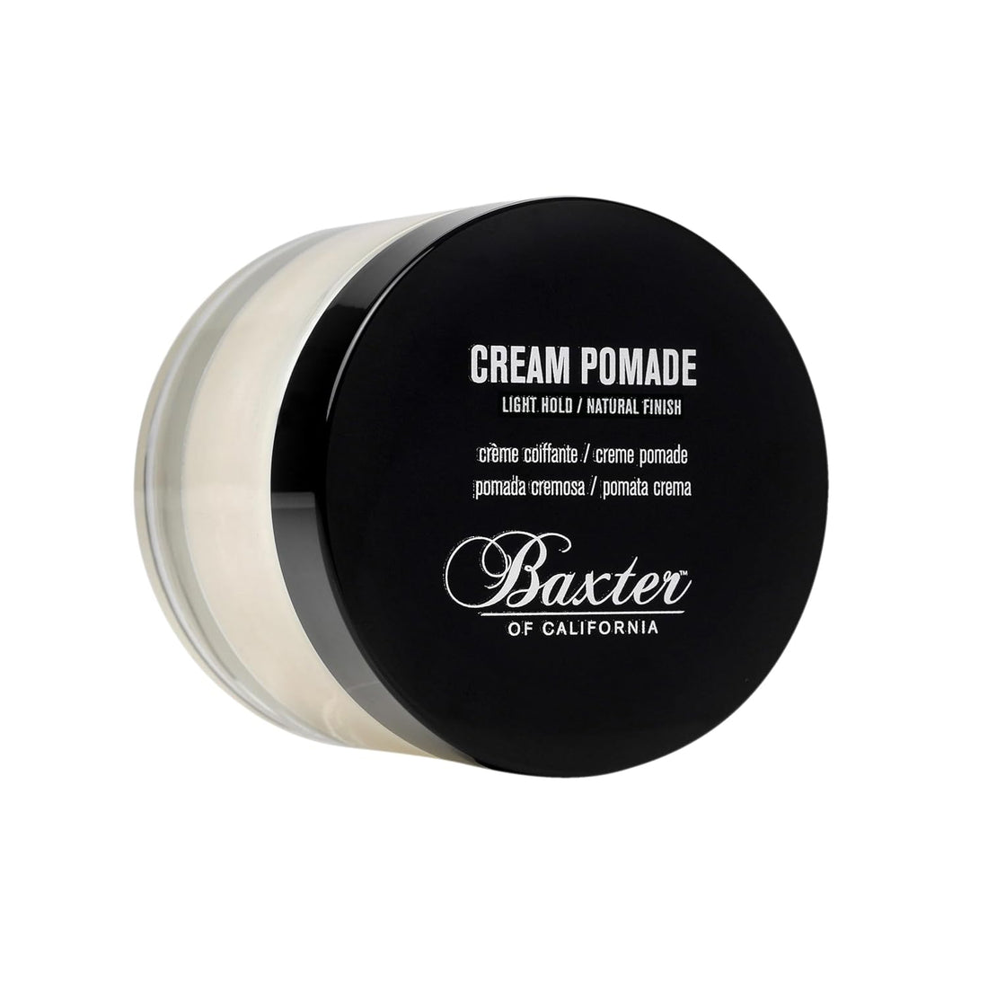 Baxter 0f California  Baxter of California Cream Pomade for Men | Natural Finish | Light Hold | Hair Pomade