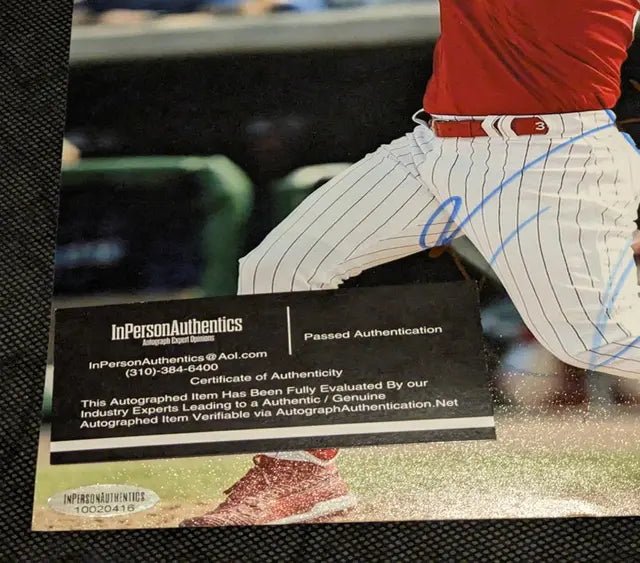 Bryce Harper Philadelphia Phillies Signed 8x10 Photo (COA)