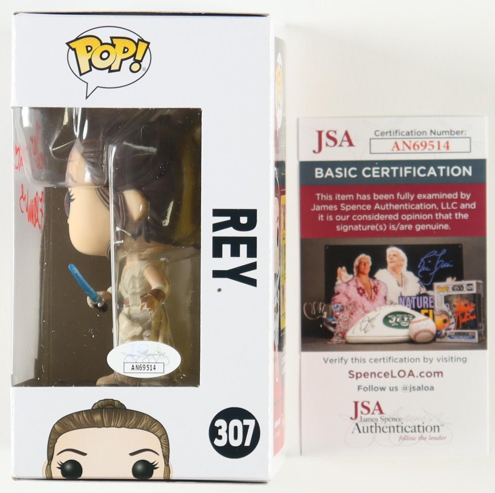 Cailey Fleming Signed Star Wars Rey Funko Pop #307 (JSA)